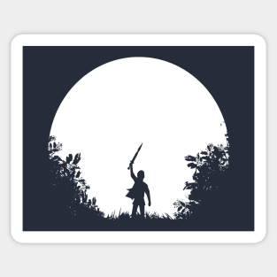 Wander in Moon Sticker